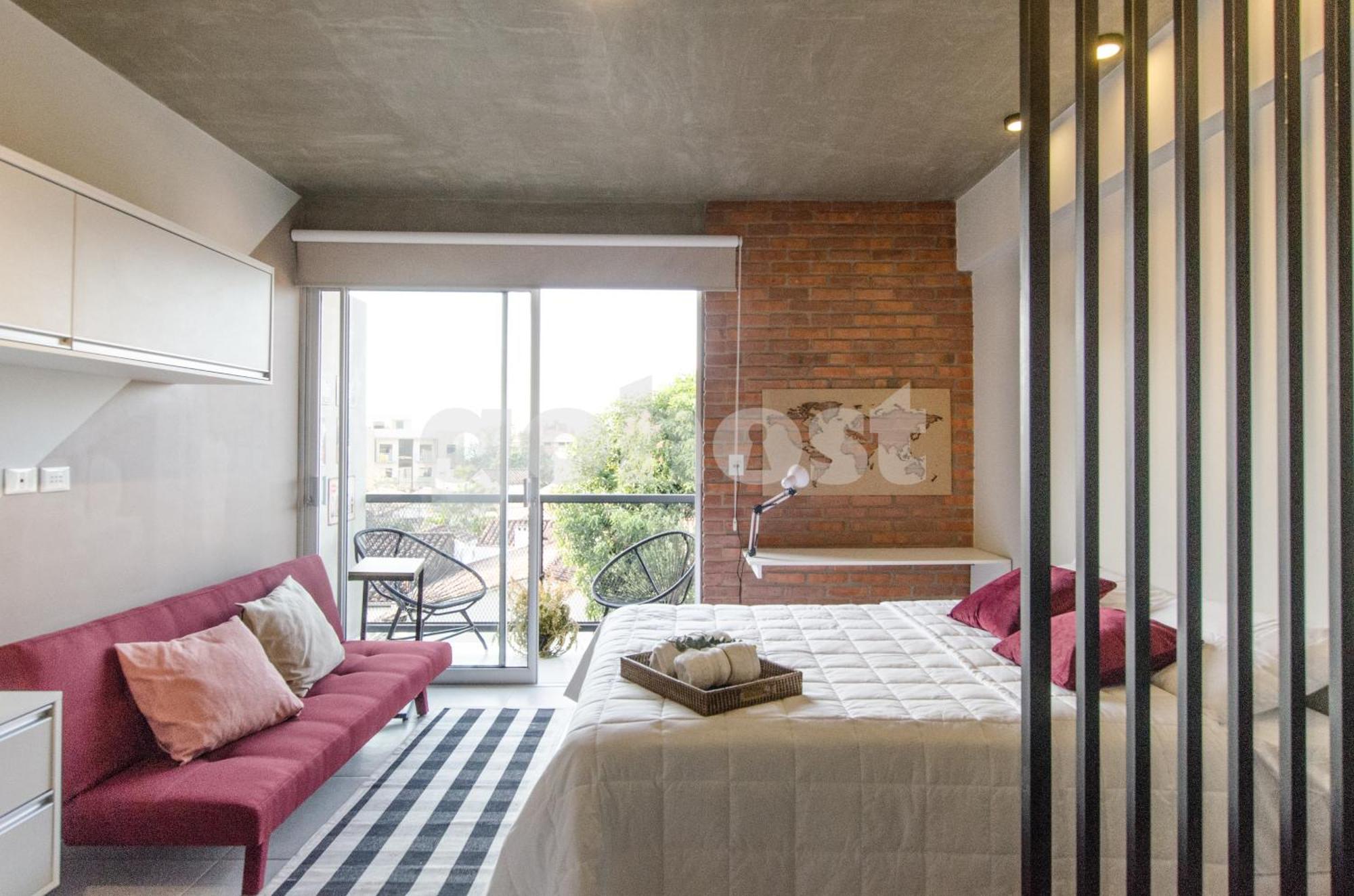 Pequeño chic loft con balcón y terraza MA003 Assunção Exterior foto