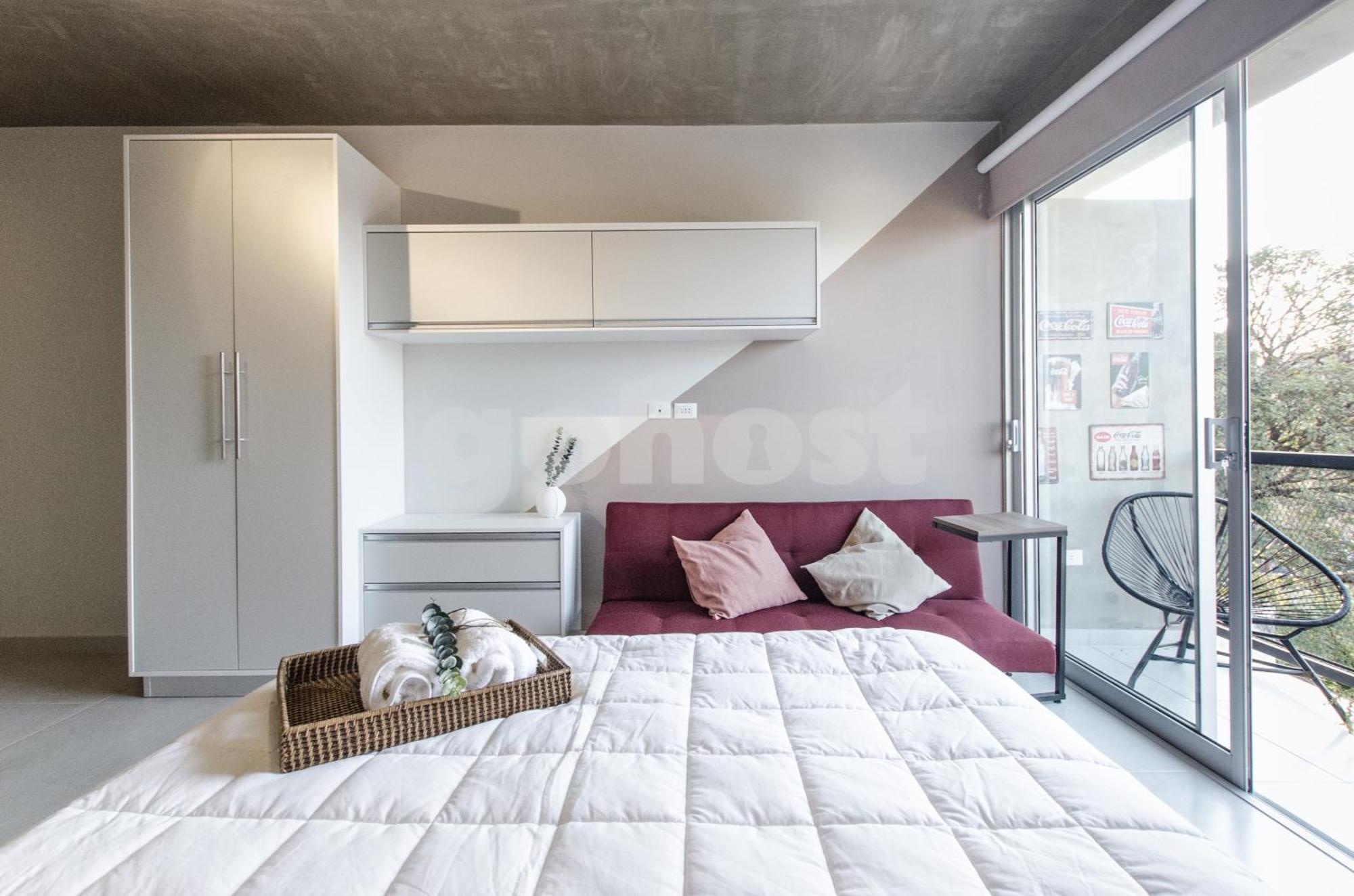 Pequeño chic loft con balcón y terraza MA003 Assunção Exterior foto